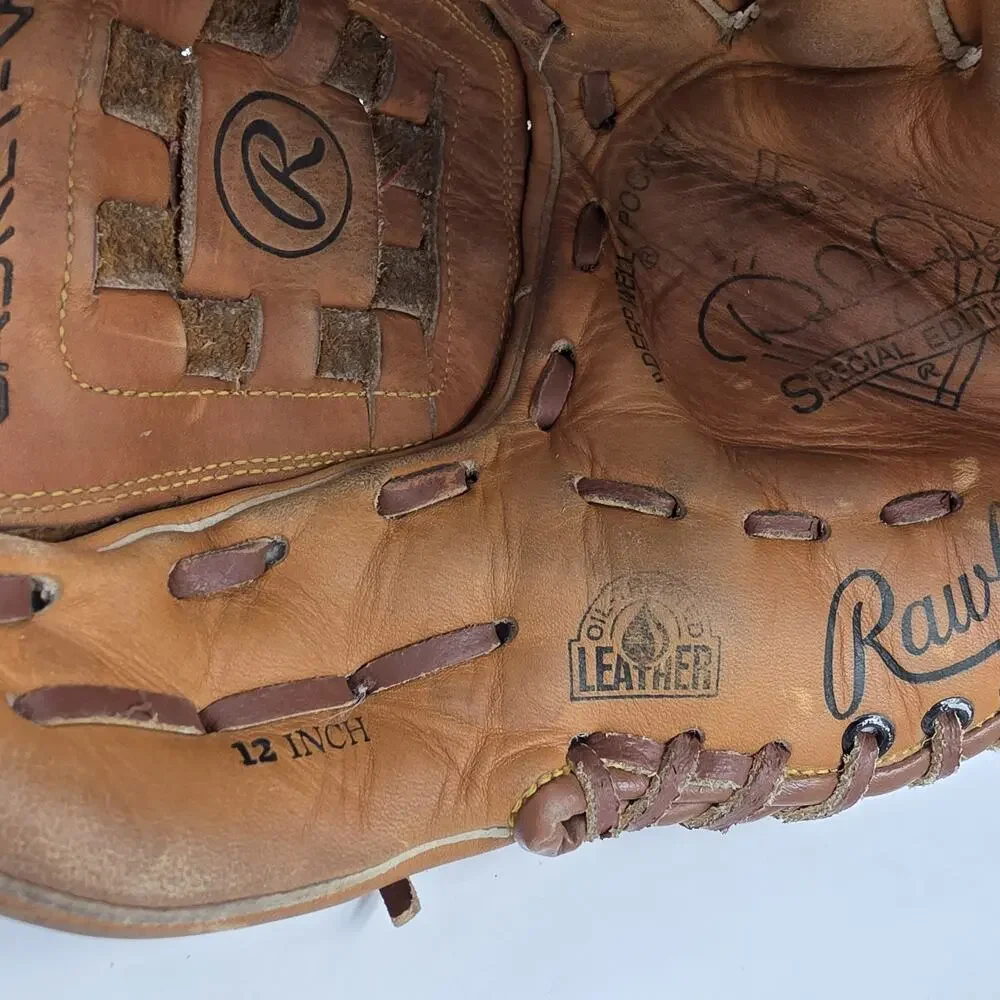 Rawlings Baseball Glove 12 Derek Jeter Edition Tan Cowhide Deep Pocket - Picture 8 of 10